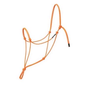 Weaver Silvertip Reflective Rope Halter | Orange